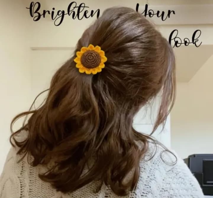 Sunflower hairtie